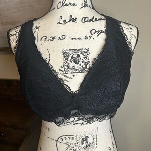 Maurices NWT Black Lace Bralette
